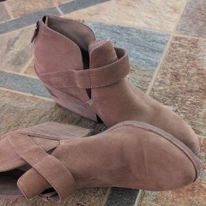 Eileen Fisher Taupe Ankle Booties